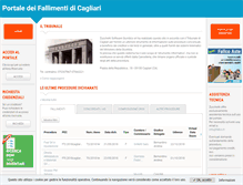 Tablet Screenshot of fallimenticagliari.com
